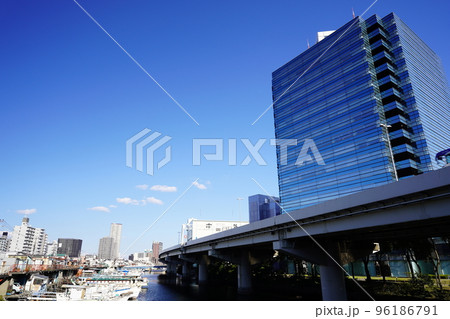 神奈川県 横浜 神奈川新町駅周辺のビジネス街 神奈川県 横浜 神奈川新町駅周辺のビジネス街 96186791