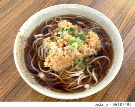駅そば　駅蕎麦　駅立ち食いそば　てんぷらそば　宗谷本線　士別駅 96187499