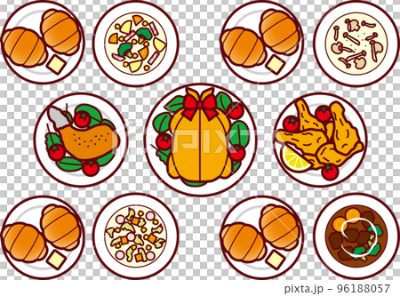 バターロールとシチューとチキン バターロールとシチューとチキン 96188057