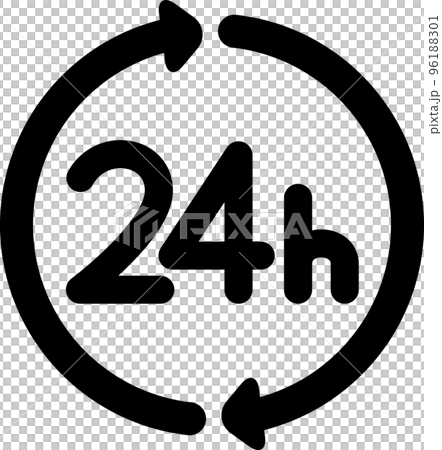 24時間のアイコン 96188301