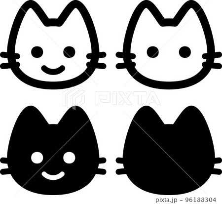 Cat icon set - Stock Illustration [68787650] - PIXTA