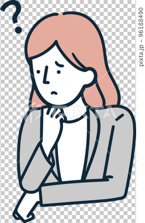 Hello female illustration Hello female illustration 96188490