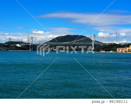 関門海峡 関門橋 関門海峡 関門橋 96190211