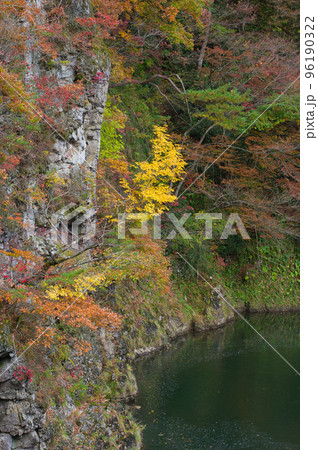 早出川渓谷の紅葉 早出川渓谷の紅葉 96190322