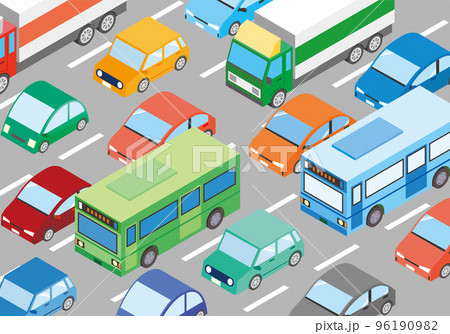 車社会のイメージイラストのイラスト素材 [96190982] - PIXTA