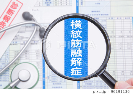 横紋筋融解症 医療イメージ 横紋筋融解症 医療イメージ 96191136