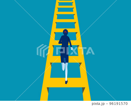 Startup entrepreneur. Business beginnings and business market vector 96191570