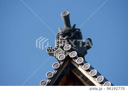 相国寺 鬼瓦 京都市上京区 相国寺 鬼瓦 京都市上京区 96192770