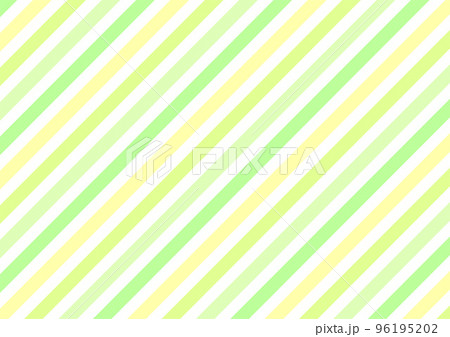 背景　三色の斜めストライプ　緑 96195202