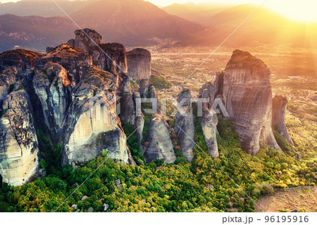 Meteora rocks, Greece. 96195916