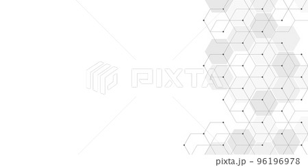 Abstract background with geometric shapes and hexagon pattern. Abstract background with geometric shapes and hexagon pattern. 96196978