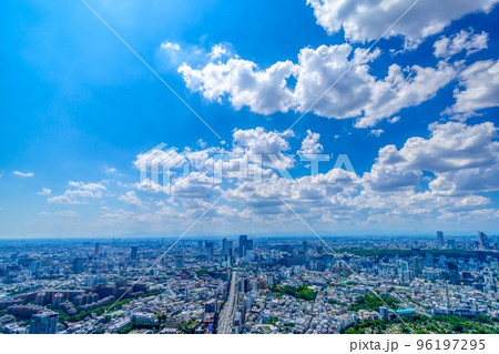 東京風景 夏 96197295