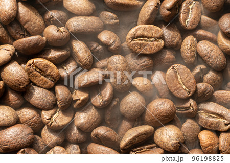 Grains of energy coffee drink, texture of coffee beans. Grains of energy coffee drink, texture of coffee beans. 96198825