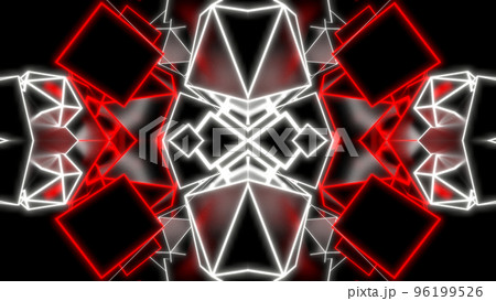 VJ 線対象 シームレス ナイトクラブ 赤 黒 白 [別Verあり] 96199526