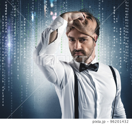 Hidden identity of a hacker 96201432