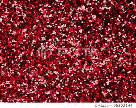 Red glitter. Perfect holographic background or pattern of sparkling shiny glitter for decoration and design of Christmas, New Year, Valentine Day, xmas gift card or other holiday pictures. Red glitter. Perfect holographic background or pattern of sparkling shiny glitter for decoration and design of Christmas, New Year, Valentine Day, xmas gift card or other holiday pictures. 96202144