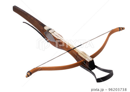medieval crossbow isolated on white medieval crossbow isolated on white 96203738
