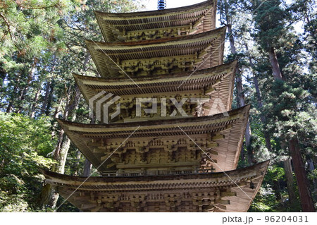 羽黒山五重塔 国宝指定 96204031