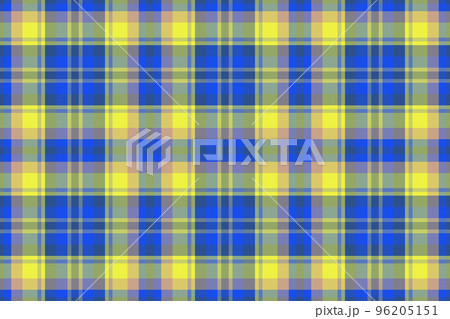 Seamless fabric vector. Pattern textile background. Texture tartan plaid check. 96205151