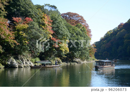 嵐山 保津川峡谷 京都市右京区 嵐山 保津川峡谷 京都市右京区 96206073