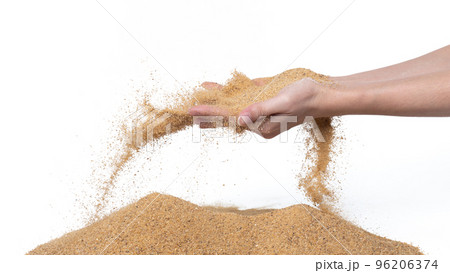 Sand flying explosion, Golden sand wave explode. Abstract sands cloud fly. Yellow colored sand splash throwing in Air. White background Isolated high speed shutter, throwing freeze stop motion Sand flying explosion, Golden sand wave explode. Abstract sands cloud fly. Yellow colored sand splash throwing in Air. White background Isolated high speed shutter, throwing freeze stop motion 96206374