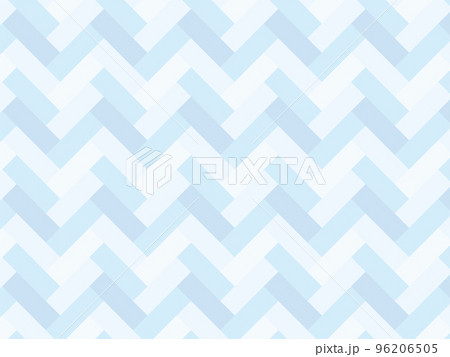 ヘリンボーン柄背景素材水色 96206505