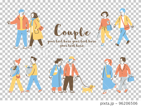 情侶外出_套裝_顏色 96206506