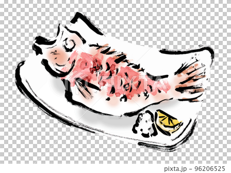 Nodoguro 鹽烤日式手繪插圖 Nodoguro 鹽烤日式手繪插圖 96206525