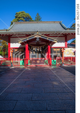 貴船神社　社殿　わたらせ渓谷鉄道沿線　秋の季節　 96207168