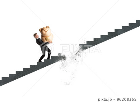 Crisis and failure concept Crisis and failure concept 96208365