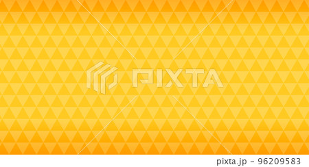 三角形の鱗文様　金色グラデーションの和紙背景 96209583