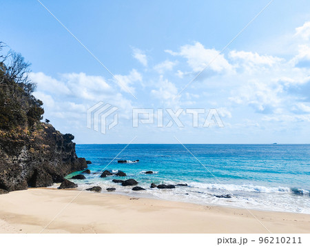 南伊豆の海（田牛海水浴場） 96210211