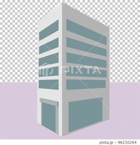 White building three-dimensional 96210264