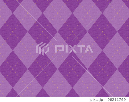 紫色の大柄なアーガイル模様 紫色の大柄なアーガイル模様 96211769