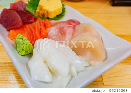 Close up shot of Japanese style Sashimi Close up shot of Japanese style Sashimi 96212063