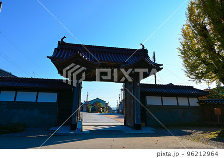 勝興寺　総門　参道　高岡市 96212964