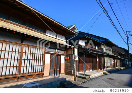 吉久町　古い街並み　重要伝統的建造物群保存地区　高岡市 96213910