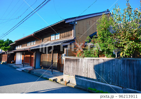 吉久町　古い街並み　重要伝統的建造物群保存地区　高岡市 96213911