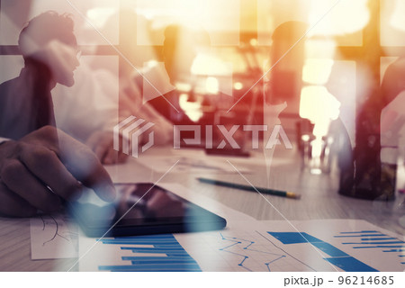 Tablet that shares multimedia with internet connection Tablet that shares multimedia with internet connection 96214685