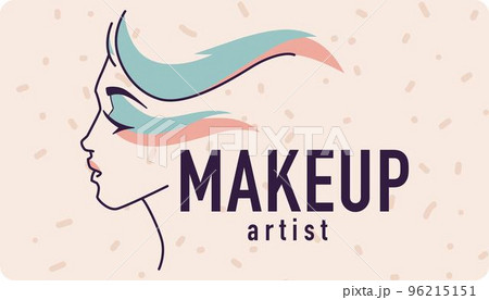 Makeup artist, professional services logotype 96215151