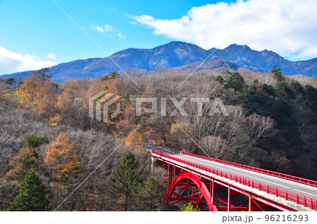 秋　川俣東沢渓谷　東沢大橋 96216293