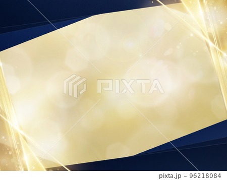 ゴールドのキラキラしたフレーム素材 ゴールドのキラキラしたフレーム素材 96218084