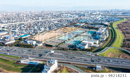 空撮「埼玉県」戸田市美女木周辺 96218231