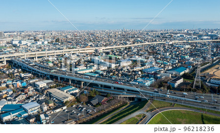 空撮「埼玉県」戸田市美女木周辺 空撮「埼玉県」戸田市美女木周辺 96218236