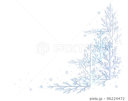 雪が降る冬の風景 雪が降る冬の風景 96224472