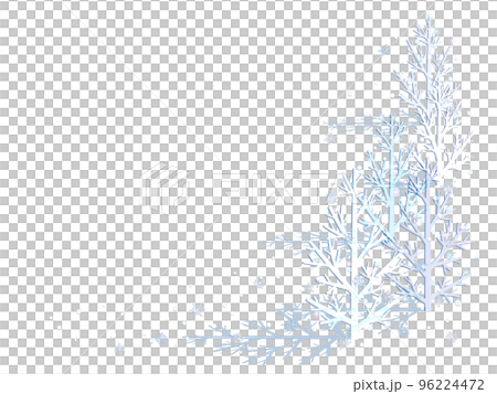 雪が降る冬の風景 雪が降る冬の風景 96224472