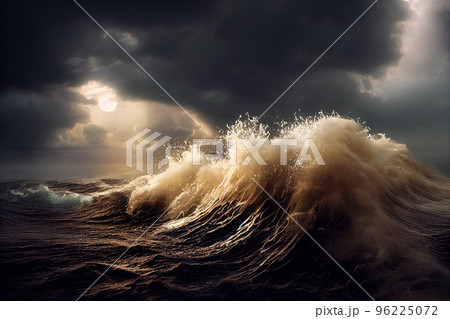 Greate Wave in ocean 96225072