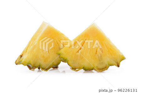 pineapple with slices isolated on white background pineapple with slices isolated on white background 96226131