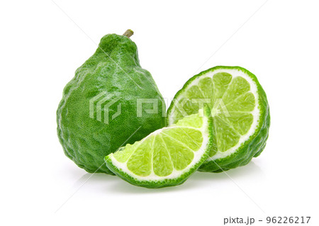Bergamot isolated on white background