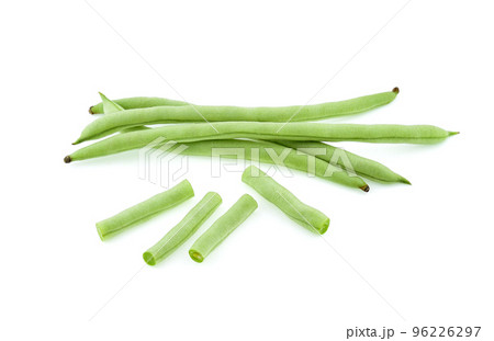 Green beans isolated on white background. Green beans isolated on white background. 96226297